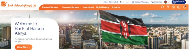 Bank Of Baroda ATM  Locations And Branches In Kenya