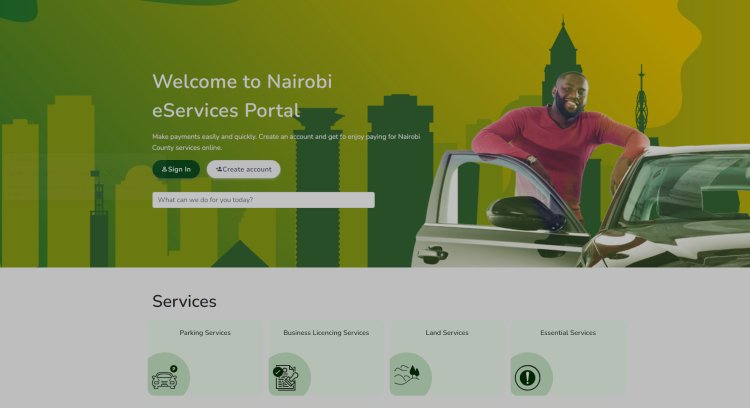 Nairobi e-Services Portal (NRS): Register, Login, and Access Services