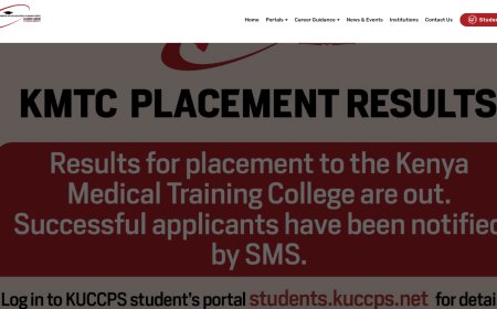 How to Check KUCCPS KMTC Placement Results (2024 Guide)