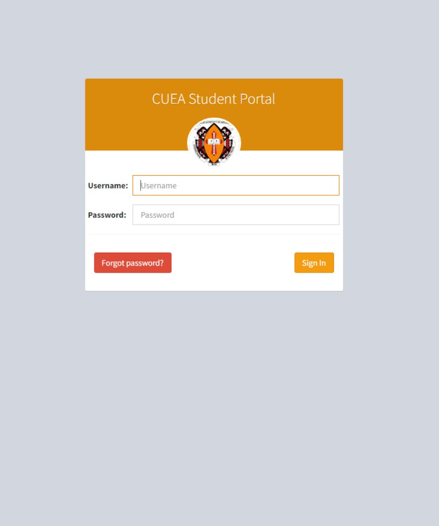 CUEA Student Portal