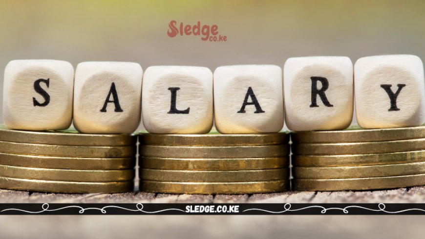 The average salary in Kenya Per Person In A month and Yearly in 2023