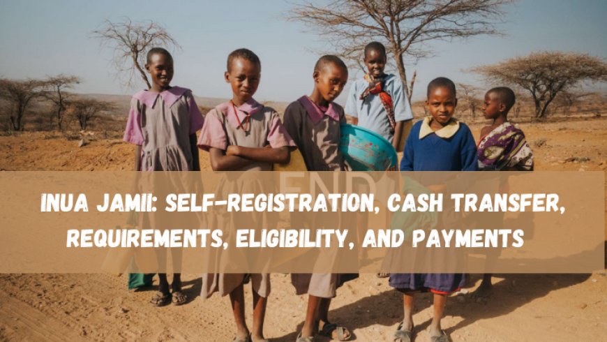Inua Jamii: Self-Registration, Cash Transfer, Requirements, Eligibility, and Payments